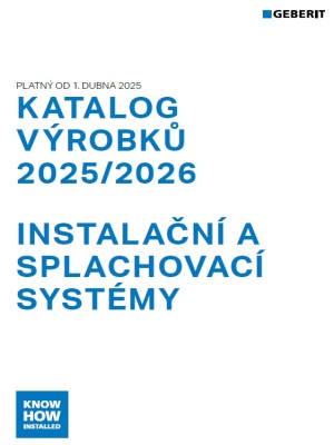 Sanitární a instalační systémy - technický katalog výrobků 2025/2026