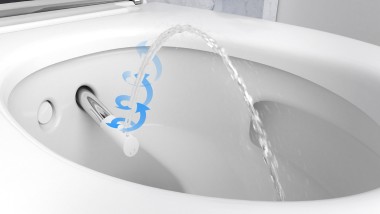 Geberit AquaClean, sprchovací WC s tryskou