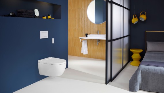 Geberit AquaClean Alba s dálkovým ovládáním Sigma30