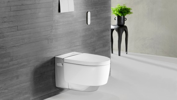 Geberit AquaClean Mera Comfort v chromu se Sigma Geberit AquaClean Mera Comfort v chromu se Sigma