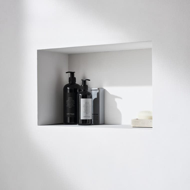 Úložný box do výklenku: model umožňující obložení Úložný box do výklenku: model umožňující obložení