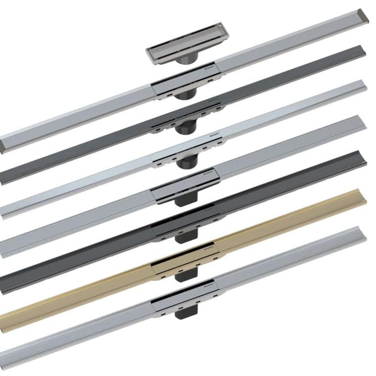 Přehled sprchových odpadních souprav Geberit CleanLine Přehled sprchových odpadních souprav Geberit CleanLine