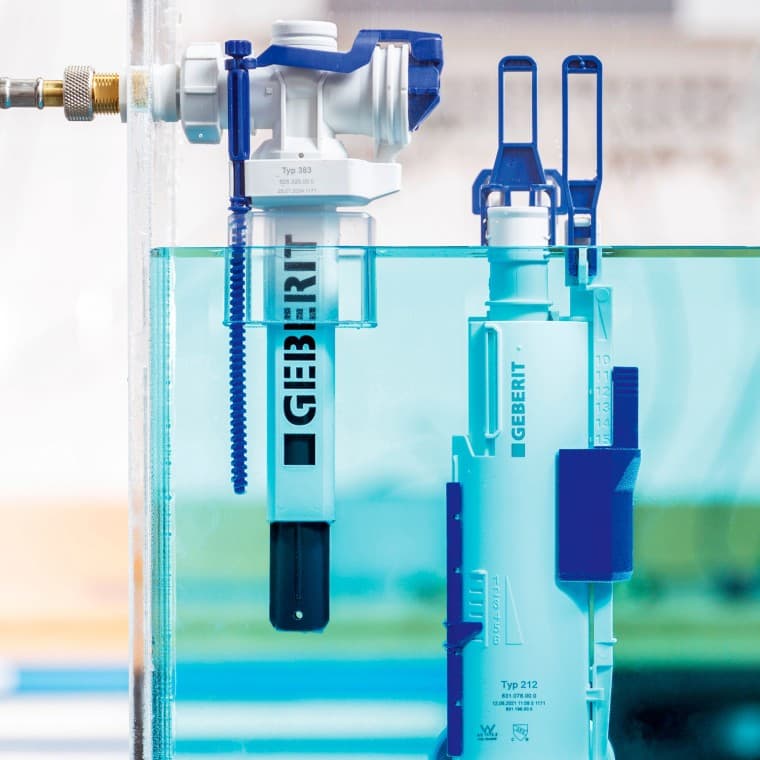 Díky optimalizované hydraulice je splachování mnohem tišší. Díky optimalizované hydraulice je splachování mnohem tišší.