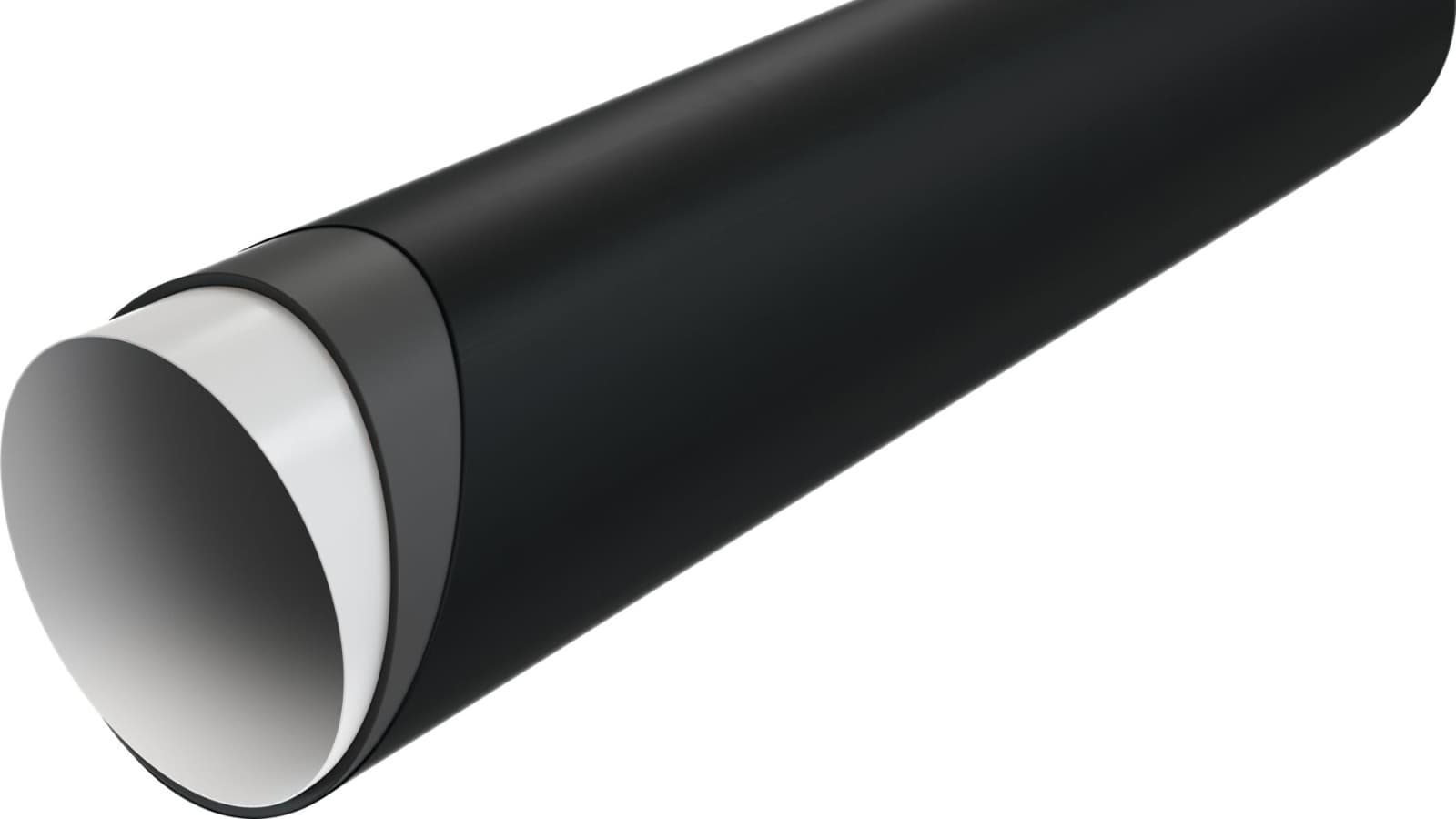 Průřez trubky Silent-PP s vrstvami Průřez trubky Silent-PP s vrstvami