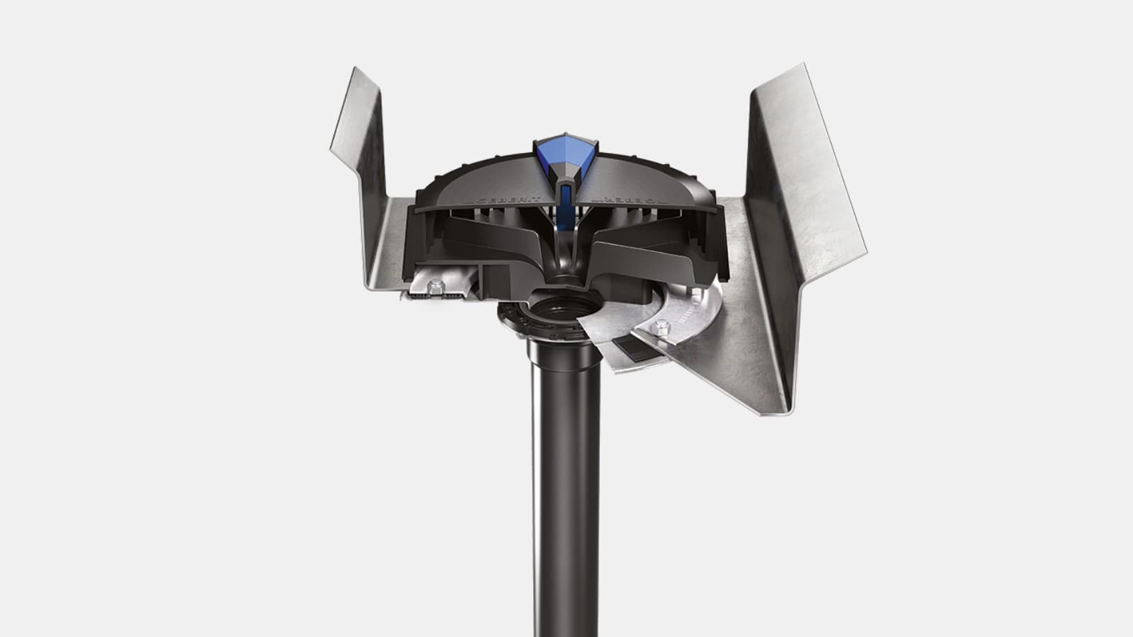 Vtok Geberit Pluvia s upevňovací přírubou na okapu Vtok Geberit Pluvia s upevňovací přírubou na okapu